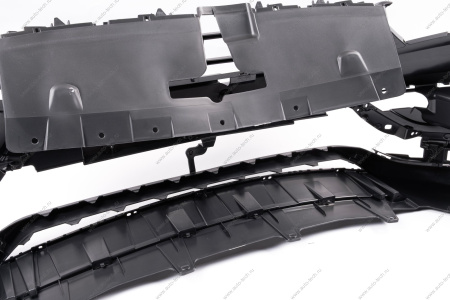 Бампер передний неокрашенный без отверстий под датчики системы парковки (под покраску) Vesta NG Россия Россия 8450040054-1