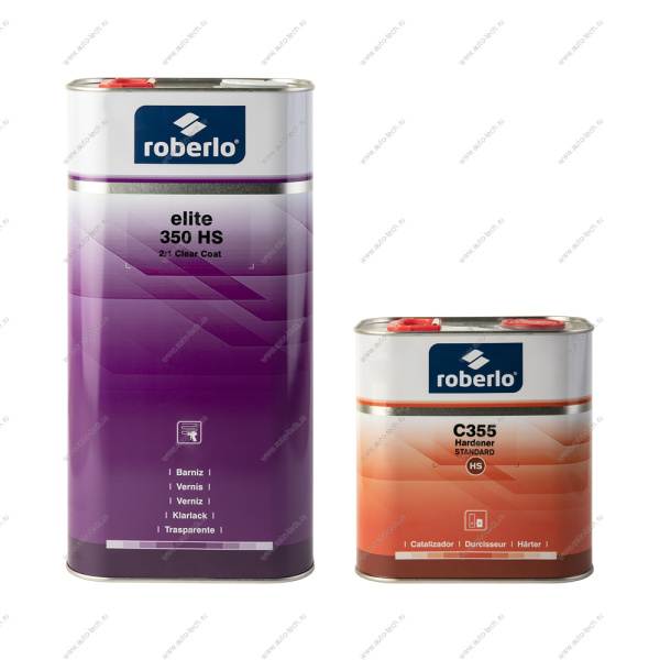Лак акриловый 2K HS ELITE 350/ Roberlo 5л+C355/2,5л  62949+62084