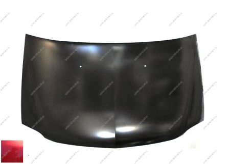 Капот RENAULT Logan/Рено Логан крашеный 21B Rouge toreador Красный тореадор АвтоВАЗ LADA 6001546685-21B
