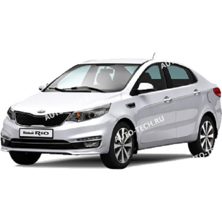 Бампер передний KIA Rio 3 крашеный Белый PGU c 2011-  86511-4Y000-PGU