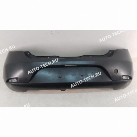 Бампер RENAULT Sandero задний без отв. под датч. парковки 2014- OEM  OEM0696