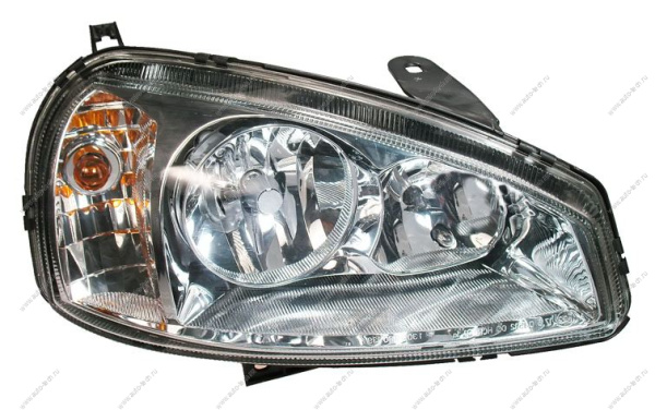 Фара ВАЗ-1118 правая (c/л) 181.3711 (под Bosch) (стекло) Севием Севием 11180-3711010-06