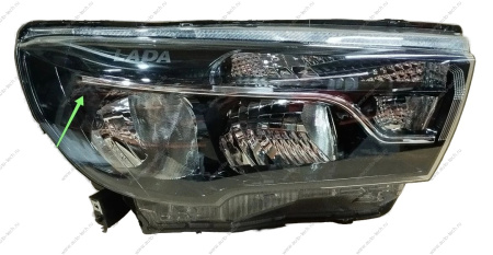 Фара LADA Vesta/SW/ SW Cross правая новая(с логотипом) Gamma GAMMA АБФ-8002R