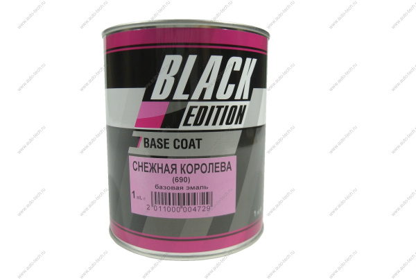 Эмаль базовая Снежная королева BE 690 1л Black Edition MAXTOR MAXTOR 690