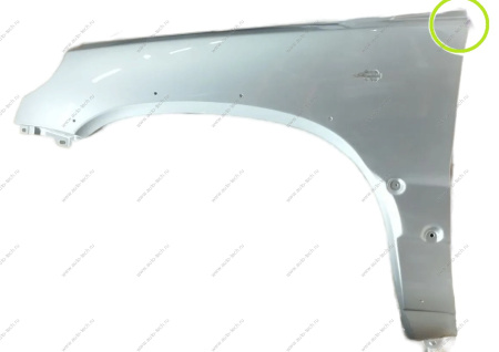 УЦЕНКА Крыло новое ВАЗ-2123 переднее левое Шеви-Бертоне с отв. под молдинг нов/обр краш 690 ( грубый скол краски ) АвтоВАЗ АвтоВАЗ 21230-8403011-75-690