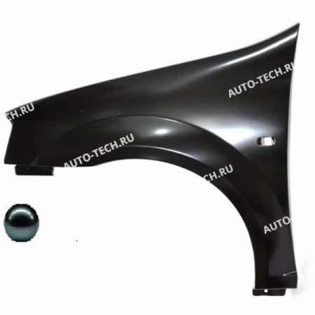 Крыло переднее левое RENAULT Logan/Рено Логан крашеное 676 Noir nachre 6001549971 Черная жемчужина Начало НАЧАЛО 631017626R-676