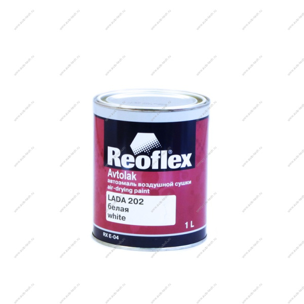Автоэмаль REOFLEX акриловая 4+1 белая 202 0,8кг REOFLEX 202-1