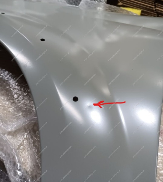 РОЗНИЦА Крыло новое LADA Largus Cross FL NEW (небольшой залом и тычок) перед.лев, кат.грунт Lada LADA 8450013082