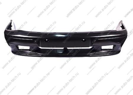 Бампер передний ВАЗ-2115 крашеный под ПТФ (с серой полосой) Технопласт  21130-2803015-000