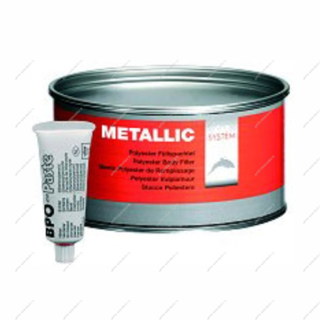 Шпатлевка полиэфирная "Metallic" с алюм, 1кг CarSystem CarSystem 130852