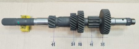 Вал первичный 35*11 зуб LADA XRAY КПП (BVM5-P4M,P4P) JR5-518/523 Lada LADA 8201742148