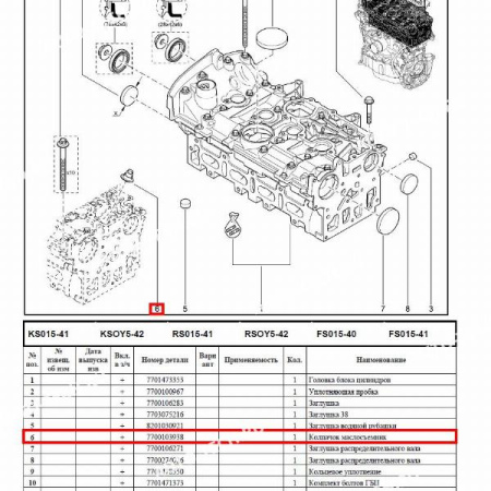 Колпачок LADA Largus маслосъемный двигат 16V D = 5.5 mm (на заказ) Renault