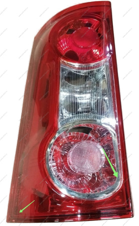 Корпус фонаря LADA Largus/Лада Ларгус задний левый 6001549107 Gamma GAMMA GMTL-19240L