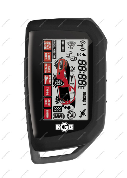 Охранная система c обратной связью KGB GX-3 ( CAN READY) (двойной диалоговый код) KGB KGB GX-3