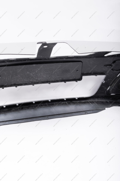 Бампер передний LADA Largus/Лада Ларгус крашеный 691 Платина (Серебристый) без заглушки под букс. крюк Lada LADA 8450000245-691