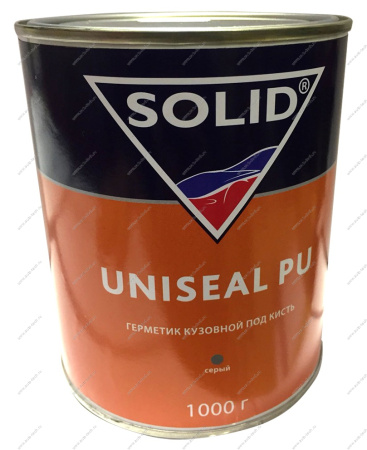 Герметик SOLID UNISEAL PU Grey под кисть 1кг Solid 361.1000