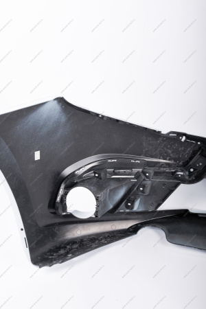 Бампер передний (FL) LADA GRANTA 2018- крашеный в цвет 221 Ледниковый (белый) АвтоВАЗ LADA 8450103785-221