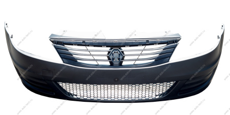 Бампер передний RENAULT Logan/Рено Логан без птф после (шершавый) 2010 (+решетка нижняя +верхняя) NORDEN 8200748275 NORDEN RN41-0001