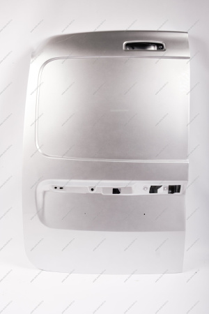 Дверь задка левая (глухая) LADA Largus/Лада Ларгус крашеная 691 Платина (Серебристый) с отв. под стекло очиститель GAMMA GAMMA 901010231R-691-GAMMA