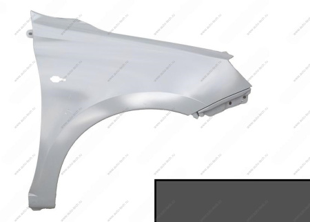 Крыло переднее правое (FL) LADA GRANTA 2018- крашеное в цвет 633 Борнео (серебр. темно-серый) без отв. п/пов. АвтоВАЗ LADA 8450104274-633