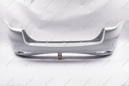 Бампер задний с 6 отверстиями под датчики системы парковки в цвет 221 Ледниковый (белый) LADA Vesta FL Lada LADA 8460008781-221