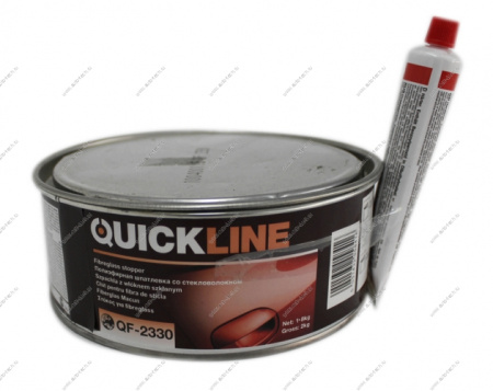 Шпатлевка QUICKLINE со стекловолокном 1,8кг Quickline QF-2330/S1.8к