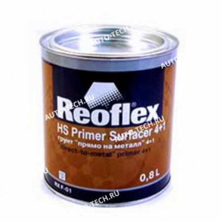 Грунт REOFLEX 2К (4+1) (Acryl Filler) черный (0,8л  000