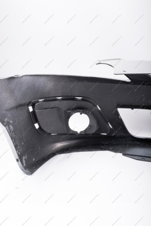 Бампер передний LADA Largus/Лада Ларгус крашеный 691 Платина (Серебристый) без заглушки под букс. крюк Lada LADA 8450000245-691