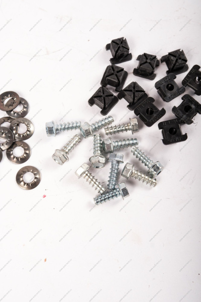 Держатели(клипсы) пыльника дв-ля (комплект) ВАЗ-2108 (саморезы,клипсы,шайбы)(10+10+10) Белзан БелЗАН 21080-2802022/23 клипсы