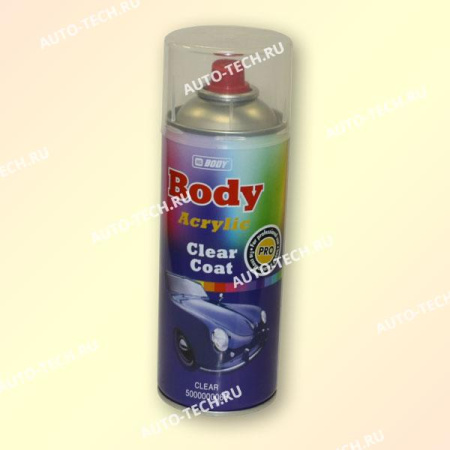 Лак UNIVERSAL SPRAY акриловый, быстросохнущий. Бесцветный 400мл Body Body 500.00.0006.0