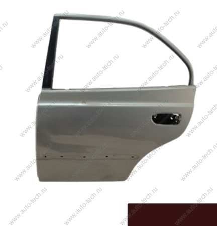 Дверь крашеная задняя левая HYUNDAI ACCENT 00-12 R03 - Темно-вишневый Китай CHINA 7700325030-R03