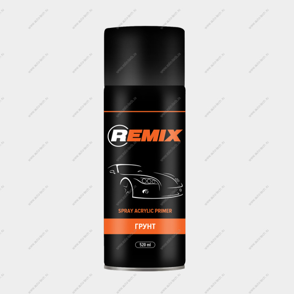 Грунт Акриловый серый 520 мл REMIХ REMIX RM-SPR01