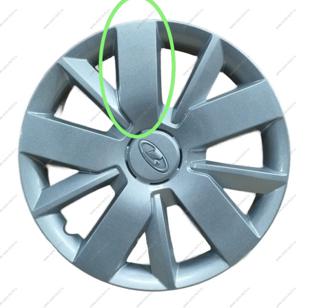 РОЗНИЦА Колпак колеса новый R-14 FL Granta с 2018-( к штампован. диску 21700310101501) ( Мельчайшие царапинки) Lada LADA 8450100999