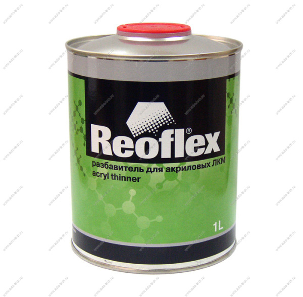 Разбавитель REOFLEX для акриловых ЛКМ стандартный 1 л REOFLEX 25362