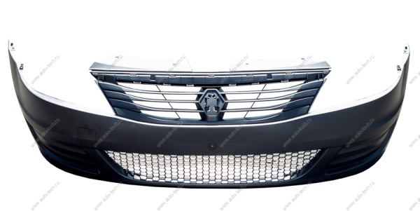 Бампер передний RENAULT Logan/Рено Логан без птф после (шершавый) 2010 (+решетка нижняя +верхняя) NORDEN 8200748275 NORDEN RN41-0001
