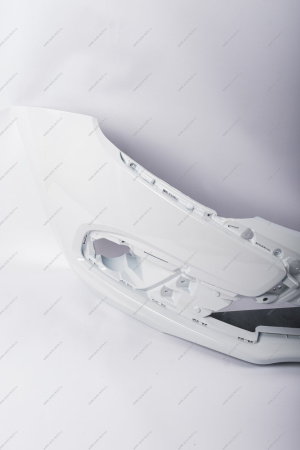 Бампер передний (FL) LADA GRANTA 2018- крашеный в цвет 221 Ледниковый (белый) АвтоВАЗ LADA 8450103785-221