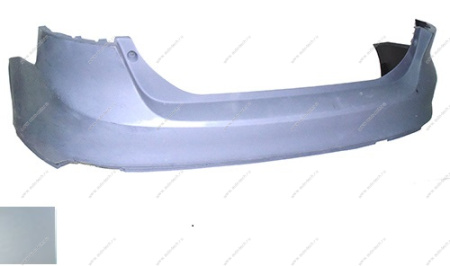 Бампер задний Ford Focus 3 седан крашеный Ingot Silver Metallic UX/M7226A Китай  1731174-UX/M7226A