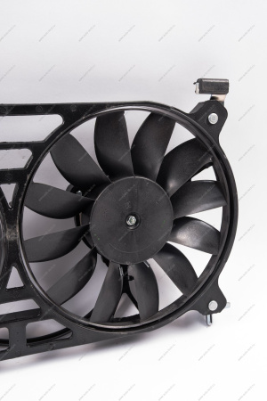 Вентилятор ВАЗ-21214 электрический двойной в сборе с кожухом и кронштейнами ( 12 лопастей на крыльчатке)( тип Вентол) Lada LADA 21214130002441