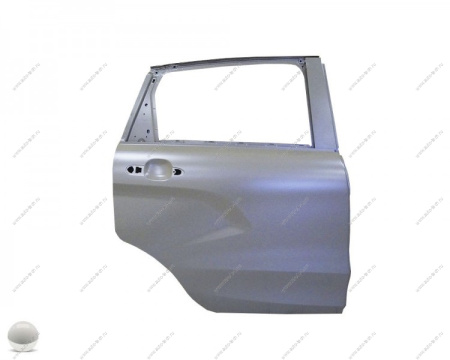 Дверь LADA XRAY задняя правая крашеная 691 Платина (серебристо-бежевый) АвтоВАЗ LADA 821002780R-691
