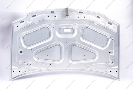 Капот RENAULT Logan/Рено Логан крашеный 632 Gris boreal Серебристый фаза 1 Начало НАЧАЛО 6001546685-632