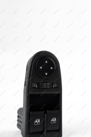 Блок управления стеклоподъемниками и зеркалами (с джойстиком, 2 кнопки)(белая подсветка) Lada Granta FL Lada LADA 8450100633