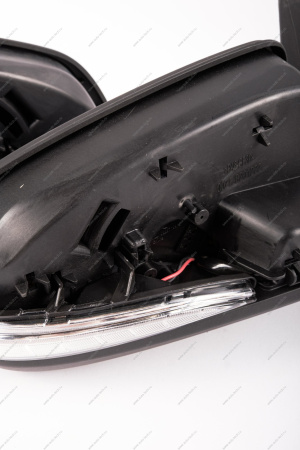 Зеркало LADA Vesta левое+ правое в сборе с накладкой под покраску электропривод , обогрев с повторит поворота(белые) в стиле Лексус к-т( MIRR MIRR 8450008044+8450030954