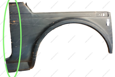 РОЗНИЦА Крыло новое ВАЗ-2121 переднее правое (черный грунт) (местами ржавчина ) Экрис Экрис 21210840302463