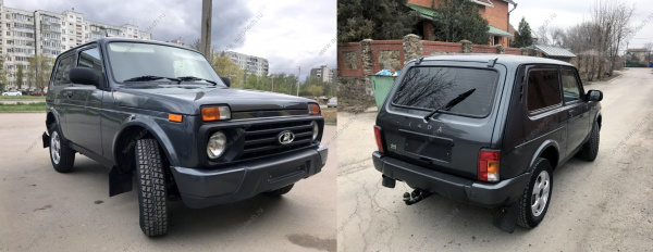 Бампер задний крашеный ВАЗ-21214 Niva Urban 633 Борнео Кампласт LADA 21214-2804010-633