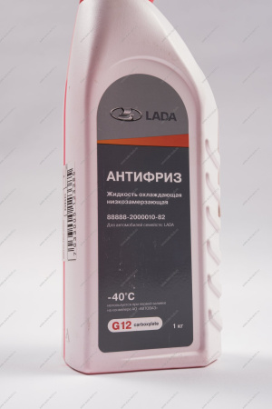 Антифриз G12 carboxylate 1л. красный (охлаждающая жидкость) (в уп.АвтоВАЗ) Lada LADA 88888200001082