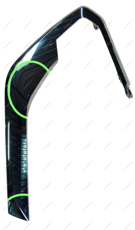 РОЗНИЦА Молдинг новый 3 LADA Vesta FL переднего бампера нижний левый (хром) ( Две царапинки) Lada LADA 8450040053