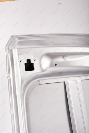 Дверь задка левая (глухая) LADA Largus/Лада Ларгус крашеная 691 Платина (Серебристый) с отв. под стекло очиститель GAMMA GAMMA 901010231R-691-GAMMA