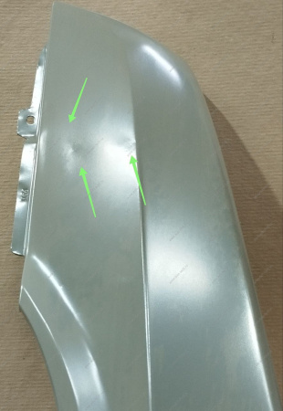 Крыло ВАЗ-21093 переднее левое (катафорезный грунт) Экрис KAMAZ 21093-8403011-63