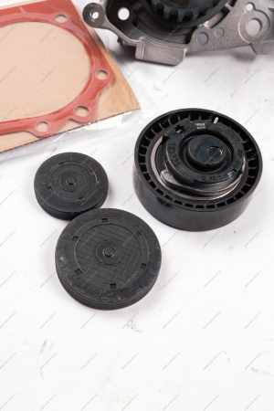 Ремень ГРМ+ ролик 22*D73 (самонатяжной) +водяной насос дв K7M Lada Largus Gates Gates KP15662XS