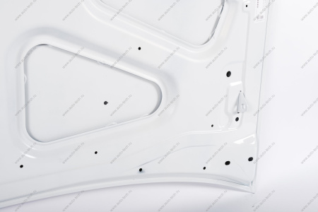 Капот LADA Largus/Лада Ларгус крашеный 221 Ледниковый (Белый) с герметиком, герметик только по шву Начало НАЧАЛО 6001546685-221